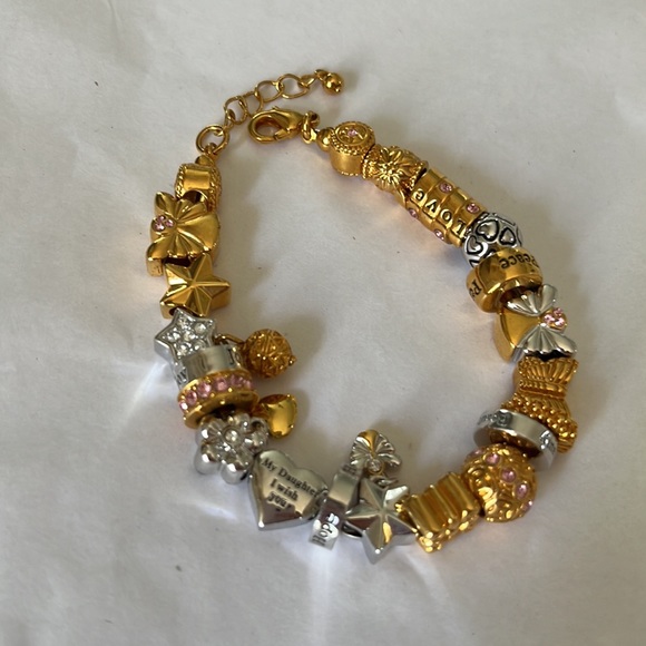 The Bradford Exchange Daughter Charm Bracelet, “The Wishes” - Picture 2 of 3